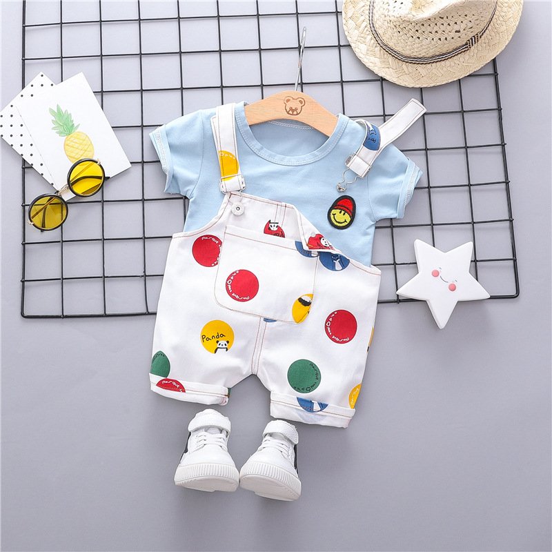 Summer Baby Boy Cotton Clothing Good Quality Cheap Price Stock 2-5 Years Boy children Clothes sets