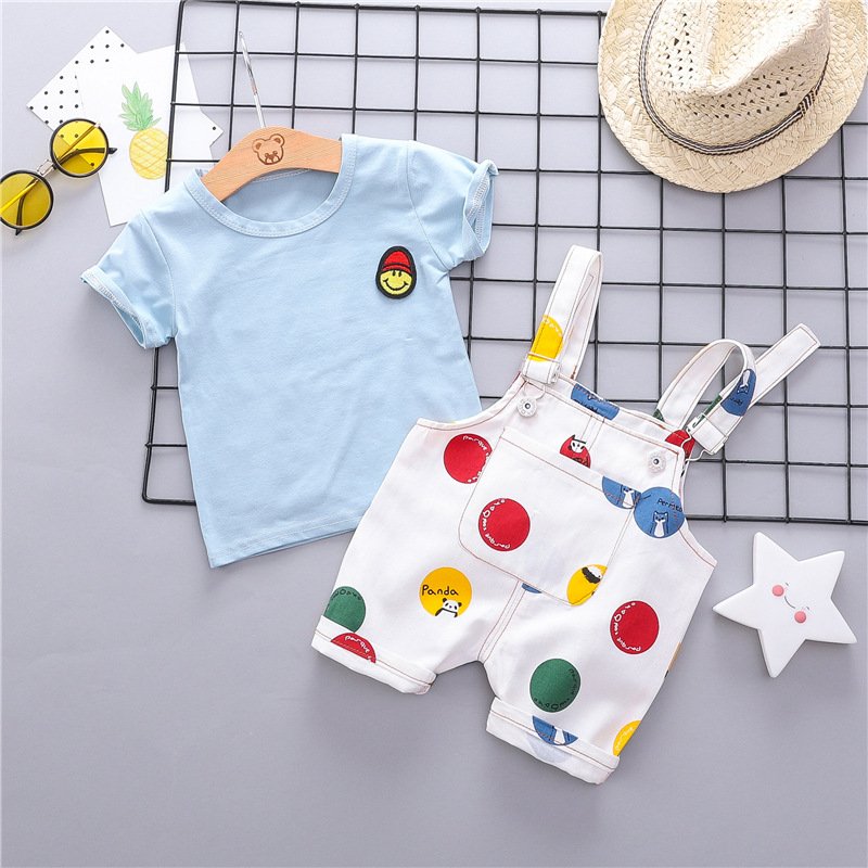 Summer Baby Boy Cotton Clothing Good Quality Cheap Price Stock 2-5 Years Boy children Clothes sets