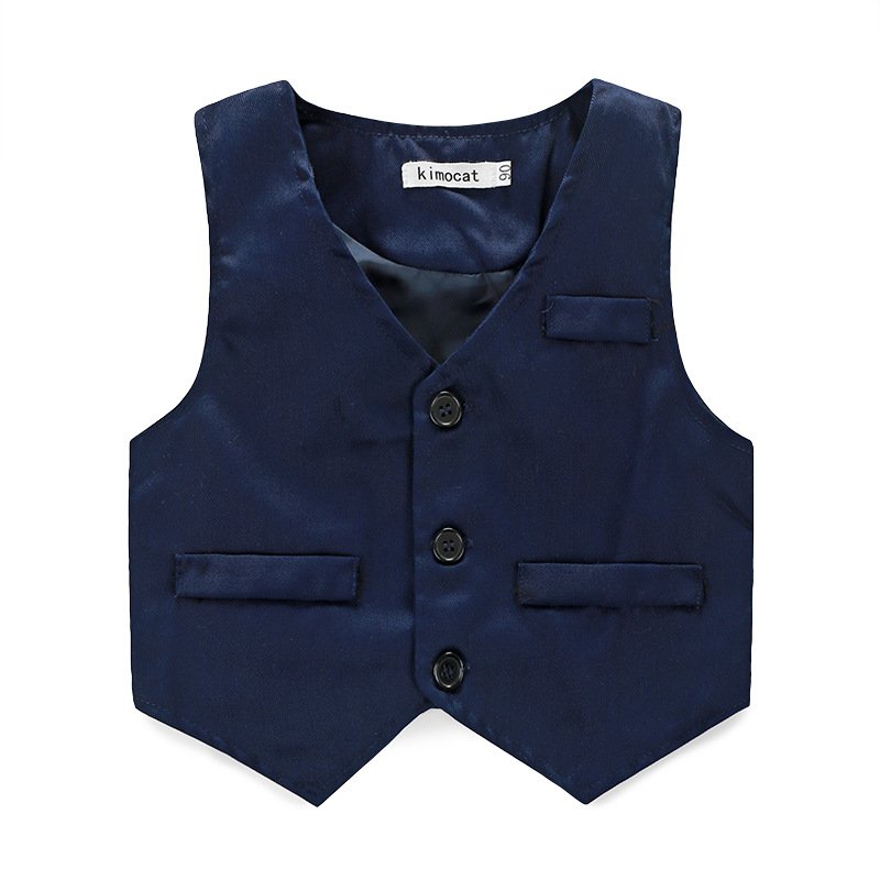 Custom Spring Baby Boy Clothes Suit 3 Piece Tuxedo First Birthday Party Formal 3pcs Party Wear Prince Suits Outfit for Boys