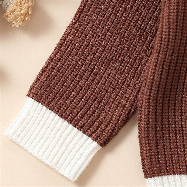 Factory Custom OEM ODM Knit Spring Autumn Newborn Infant Toddler Clothing Top Pants Baby Boys Clothing Set