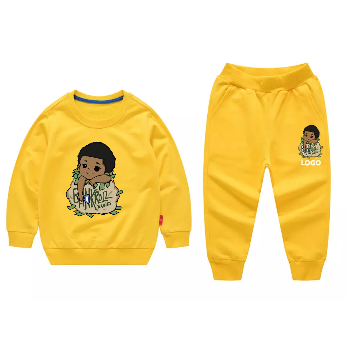 Good Selling Outdoor kids blank apparel 2 Pieces Outfits Jogger Sport Sweatsuit Autumn Boys Clothing Sets