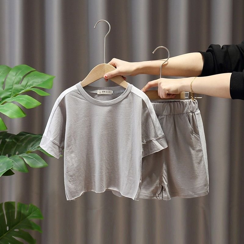 Wholesale High Quality Summer Children Clothing Sets Tops And Pants Cheap Kids Boys Suits
