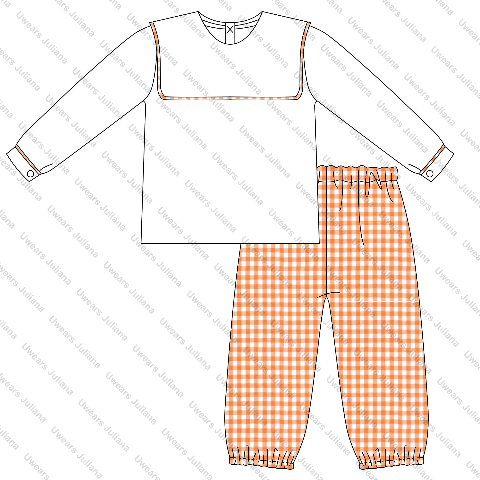Autumn winter toddler boys clothing sets bib collared woven gingham long sleeve kids baby boy outfit