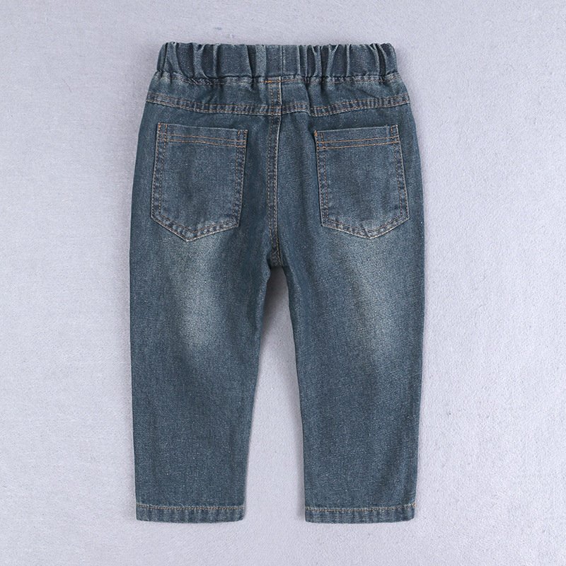 Custom Wholesale boys clothing set formal shirt with jeans fashion stylish clothes for baby boys 2pcs wear
