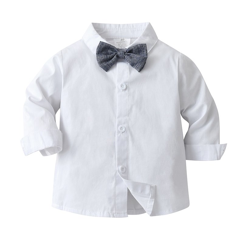 Hot selling Bow Gentleman Boys Set Birthday Party Three piece Children's Formal Wear Comfortable Baby Boys Clothing Sets