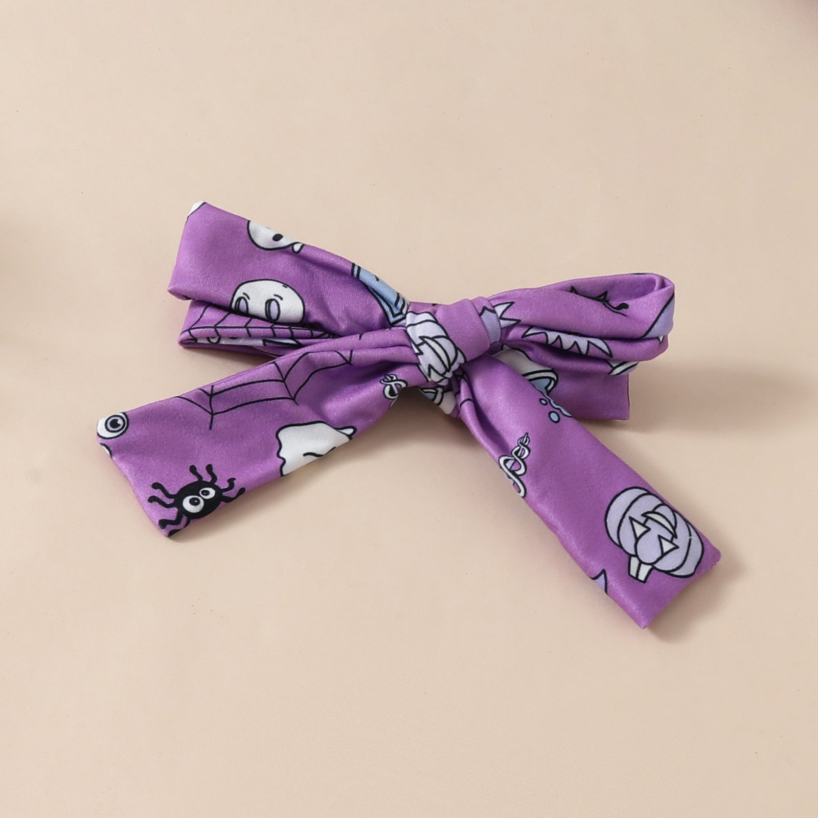 Wholesale Letter Long Sleeved Halloween Newborn Baby Girl Romper 4pcs Sets Infant Headbands Knee Pads Shorts