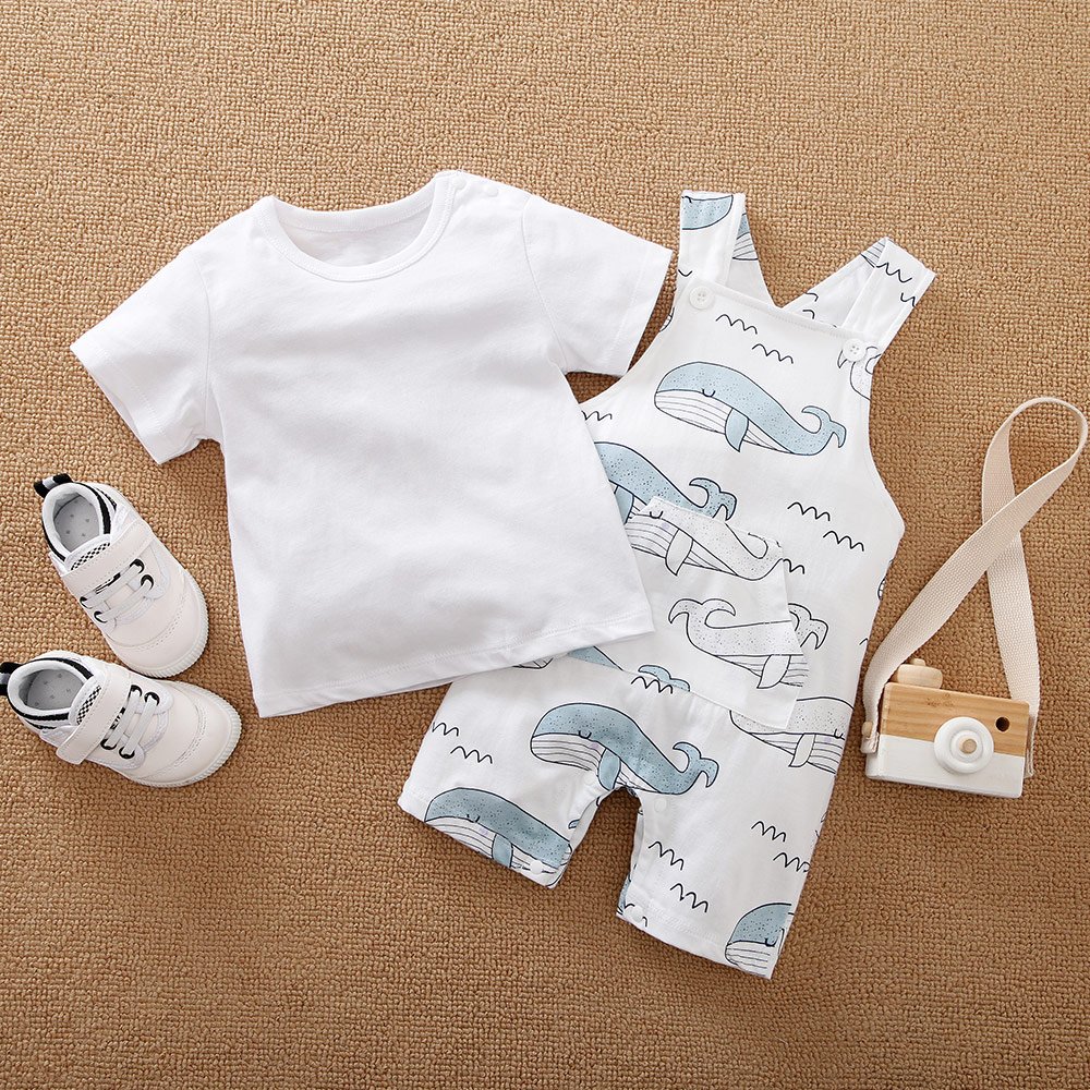 Wholesale Europe Baby Boy Clothes Sets for Summer Kids Clothing