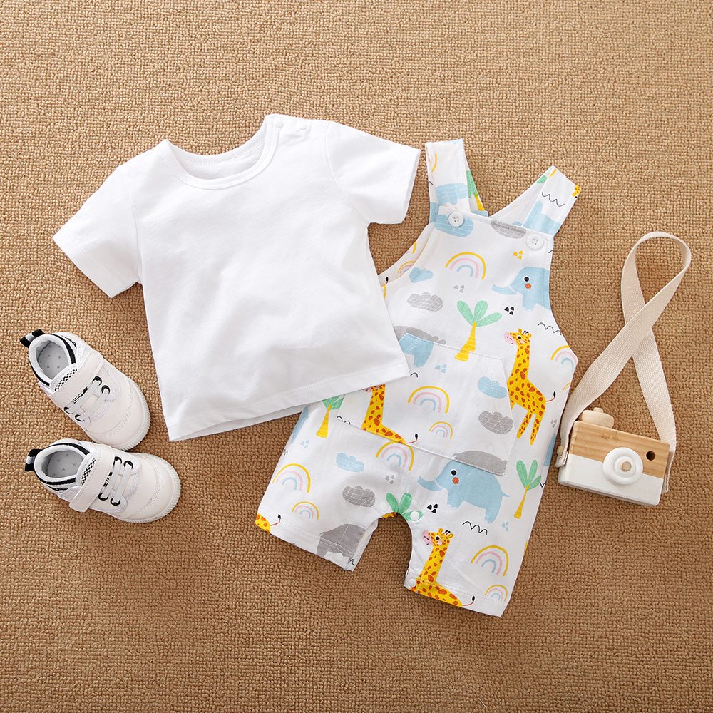 Wholesale Europe Baby Boy Clothes Sets for Summer Kids Clothing