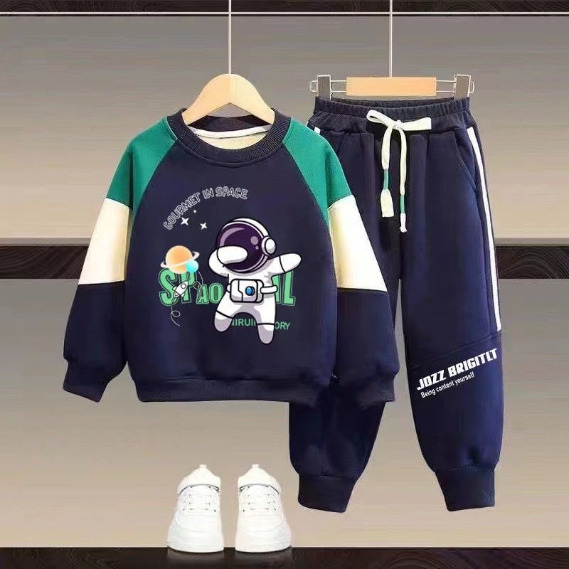 boy sweat suit fall jogger sport wear kids tracksuits teenager clothing wholesale winter boys clothing sets 7-8 years