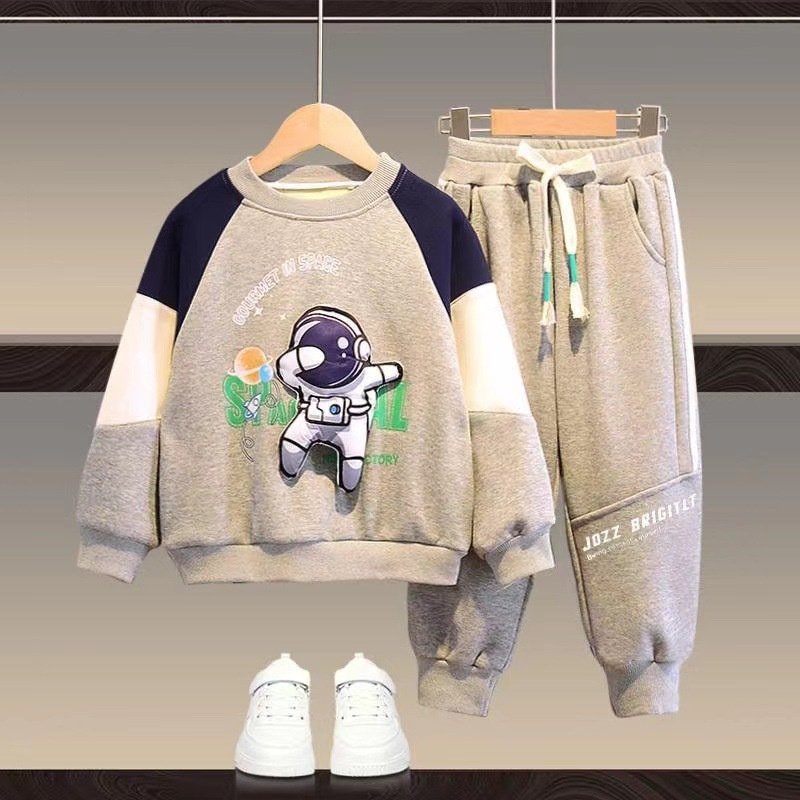 boy sweat suit fall jogger sport wear kids tracksuits teenager clothing wholesale winter boys clothing sets 7-8 years