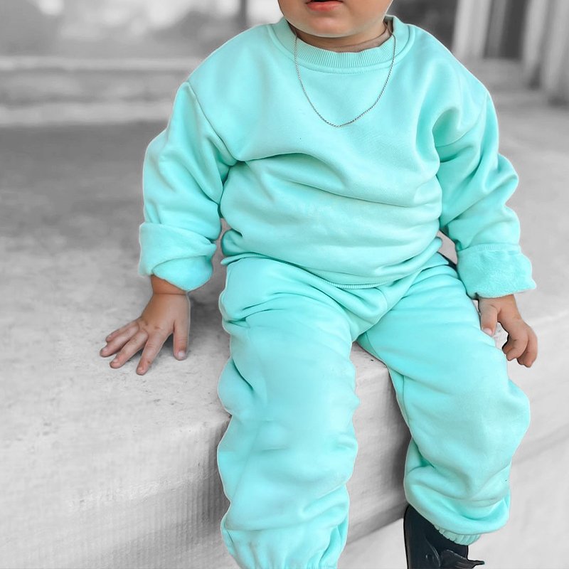 Organic bamboo toddler sweatsuits sets wholesale children's tracksuits boys clothing sets toddler clothes toddler jogger set