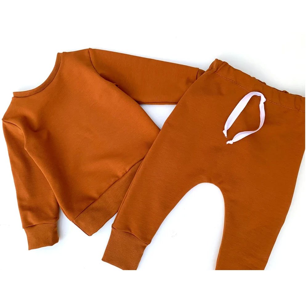 Children wholesale customize sweatsuits, autumn/winter wear children hoodie and sweatpants sets