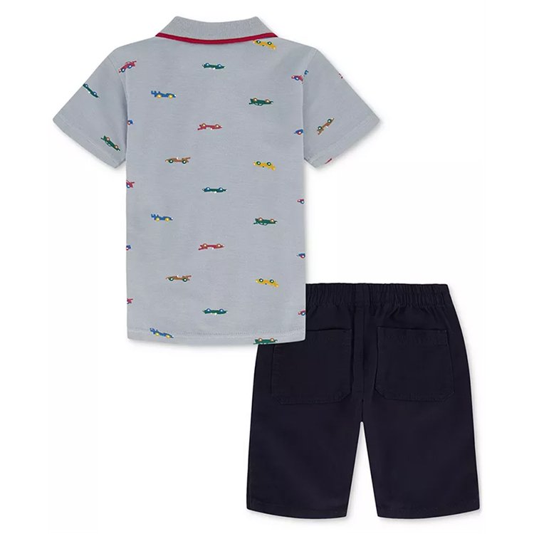 New Arrive Summer Boys Digital Print Cartoon Clothing Sets Children'S Short-Sleeved Suit