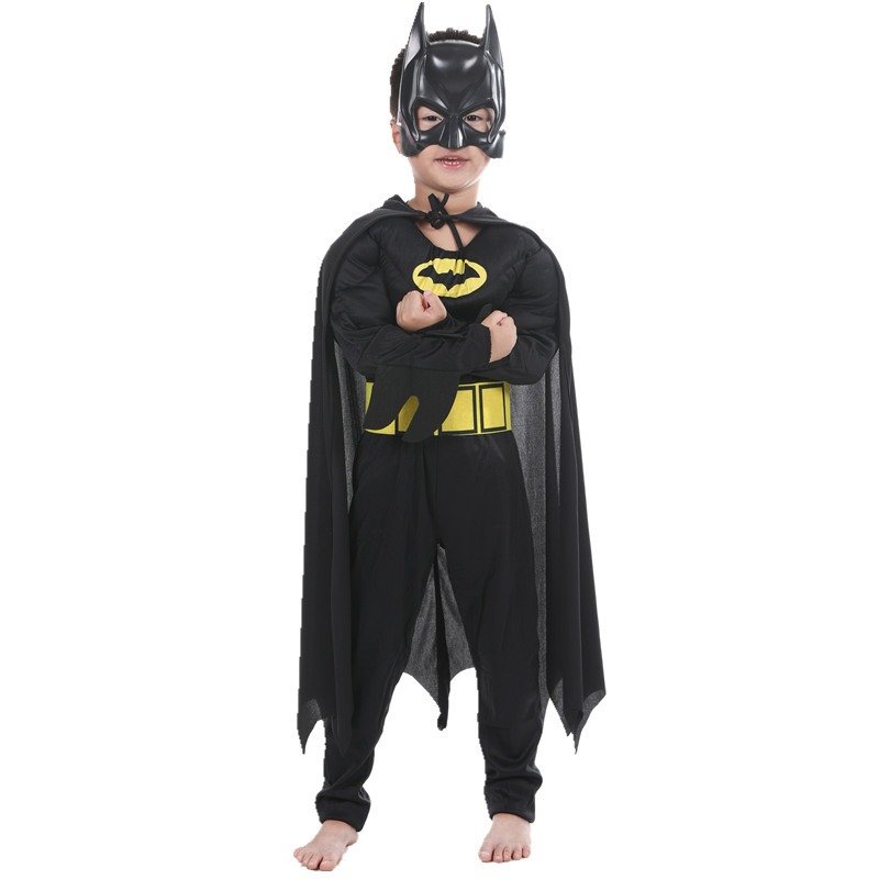 2024 Hotsale Boys Children Clothing Cosplay Anime Costumes Sets Halloween Black Bat Kids Performance Costume For Kids Clothes
