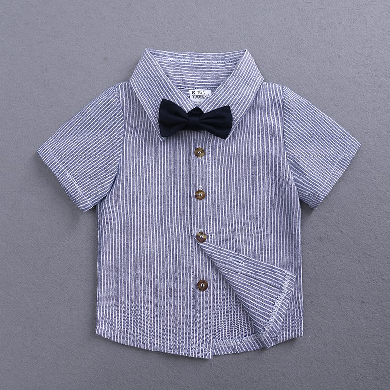 summer cotton new born baby boy clothes set wholesale baby clothing sets baby boy gentleman outfit