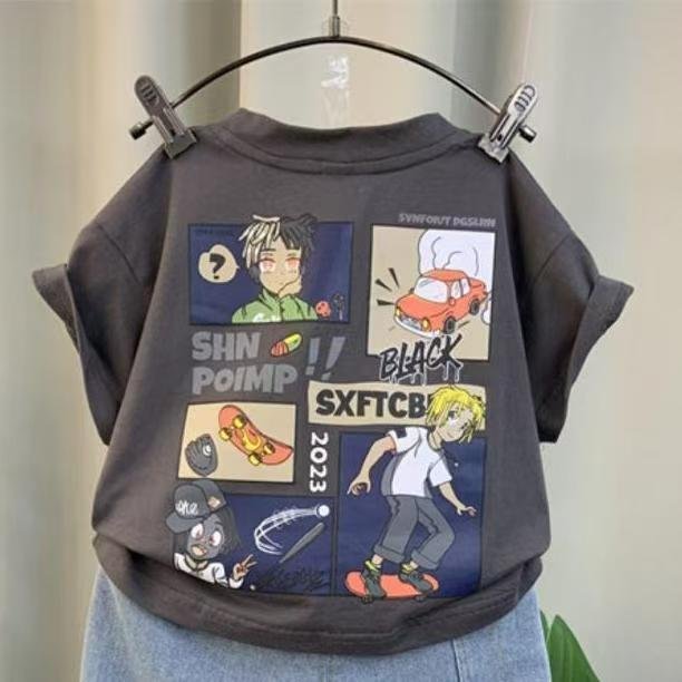 Children Clothes Summer Outfit 2 Pieces Set Outfit Baby Children Boys Kids Clothing Sets