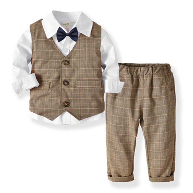 2021 New fashion fall boutique kids clothing sets cotton boys clothing sets