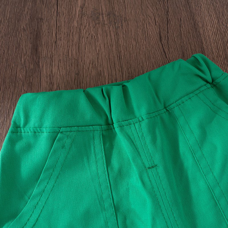 Bulk Sale Kids Tshirt and Shorts Clothes Suit Ready To Ship Cotton Little Boys Clothing Sets