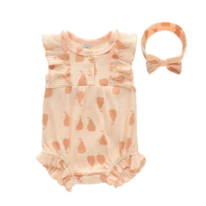 100% Cotton Newborn Boys Girls Jumpsuit Sleeveless Fashion Baby Clothes