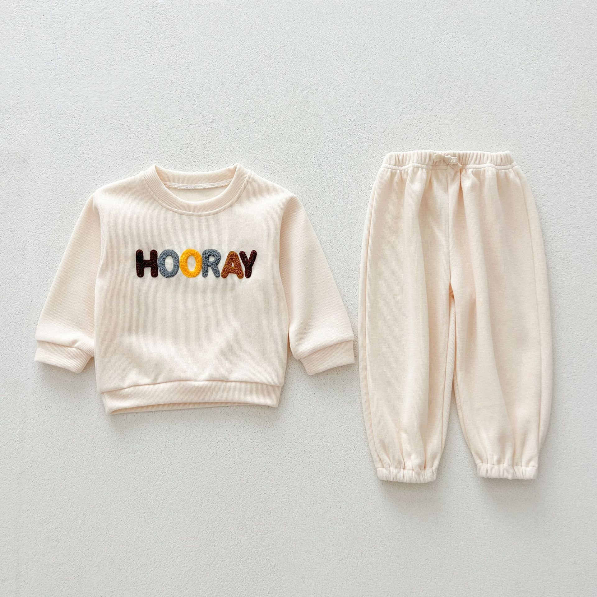 Spring Autumn Baby Boys Casual Clothes Set New Born Girls Cotton Long Sleeve Top+Pants