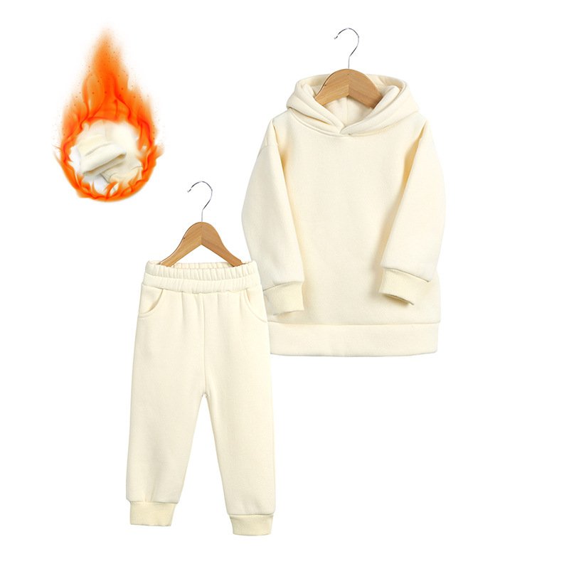 Autumn Children's Boys Clothing Set Kid Girls Sweatshirt Long Sleeve Hooded Top +Long Pants 2 PCS Outfits Tracksuits suit