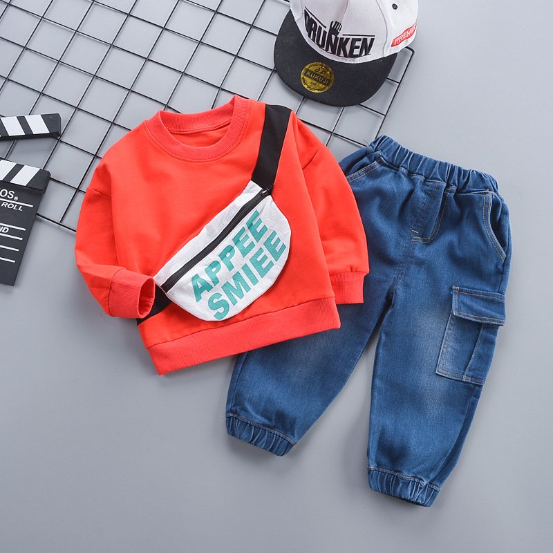 Hao Baby Spring Boy Two-piece Clothes Clothing Set