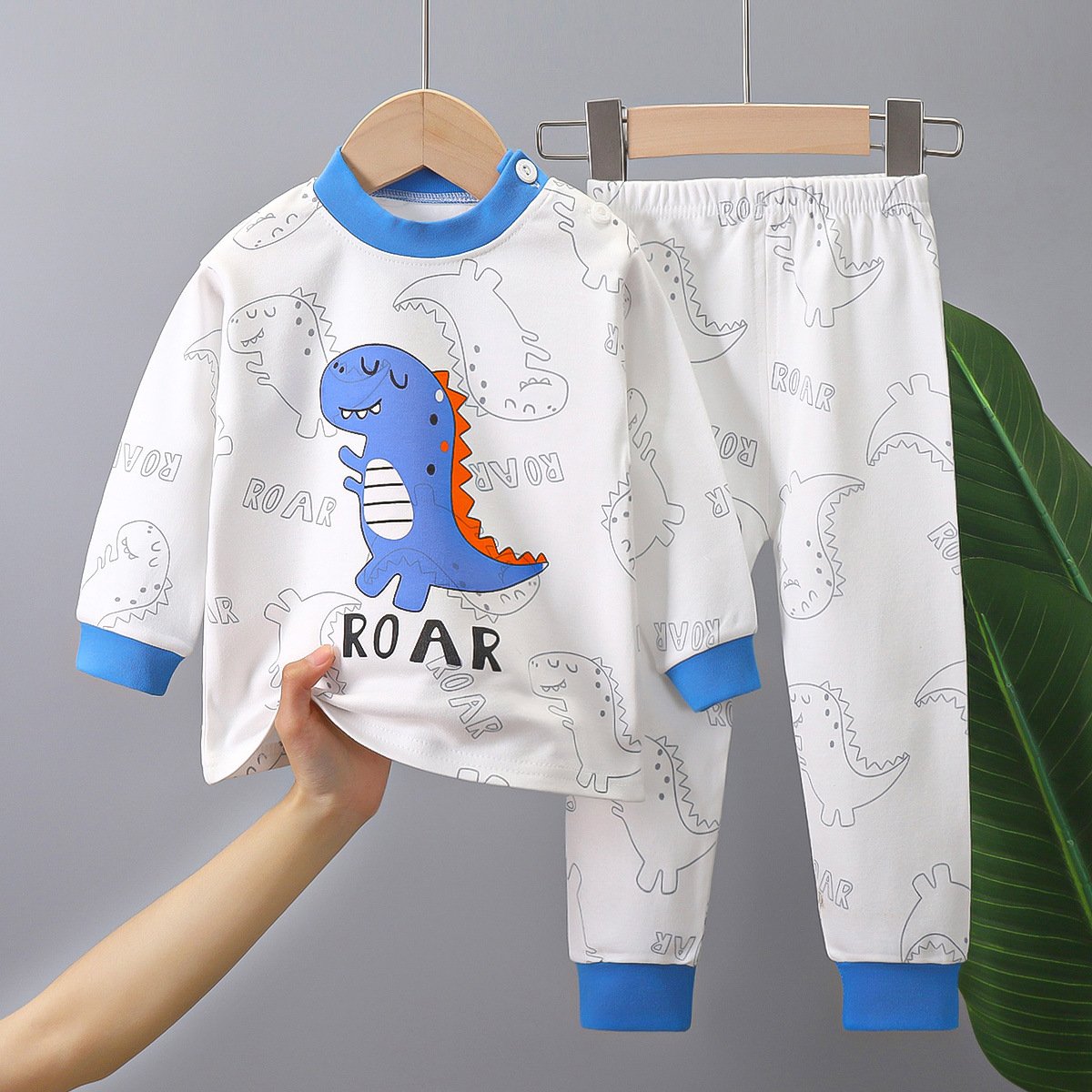 Wholesale Kids Pajamas Set Children Sleepwear Cartoon Printed Cotton Christmas Pyjamas Pijamas Girl Boy Nightwear Clothes Set