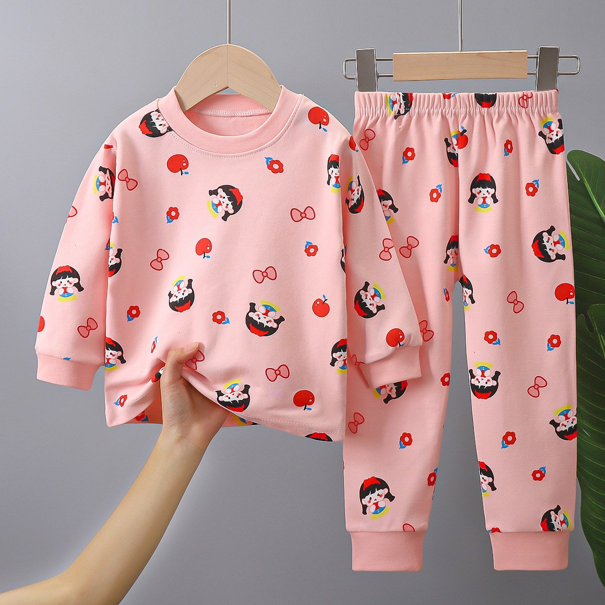 Wholesale Kids Pajamas Set Children Sleepwear Cartoon Printed Cotton Christmas Pyjamas Pijamas Girl Boy Nightwear Clothes Set
