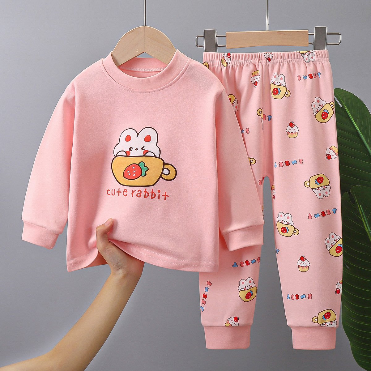 Wholesale Kids Pajamas Set Children Sleepwear Cartoon Printed Cotton Christmas Pyjamas Pijamas Girl Boy Nightwear Clothes Set