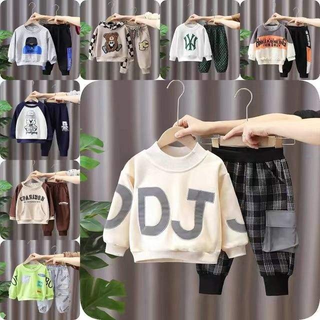 Autumn Kids Clothing Sports Clothes For Baby Winter Boy Clothing Set Long Sleeve Casual Boy Clothes