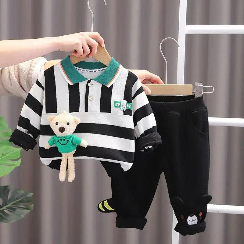 Autumn Kids Clothing Sports Clothes For Baby Winter Boy Clothing Set Long Sleeve Casual Boy Clothes