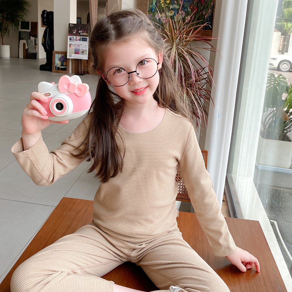 Children pajamas wholesale girls' sleepwear pajamas for boys children long sleeve pyjamas kids clothes baby pyjamas