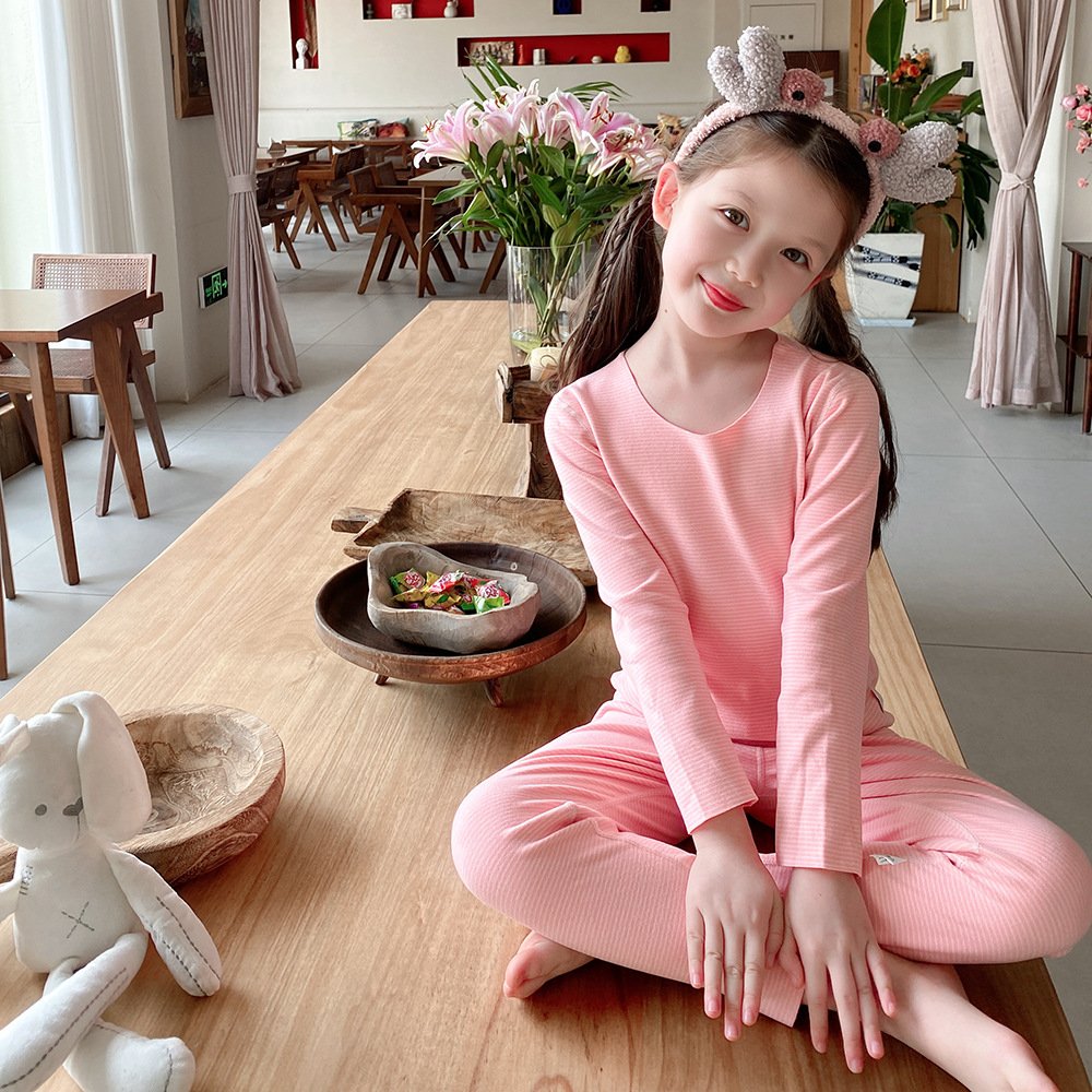 Children pajamas wholesale girls' sleepwear pajamas for boys children long sleeve pyjamas kids clothes baby pyjamas