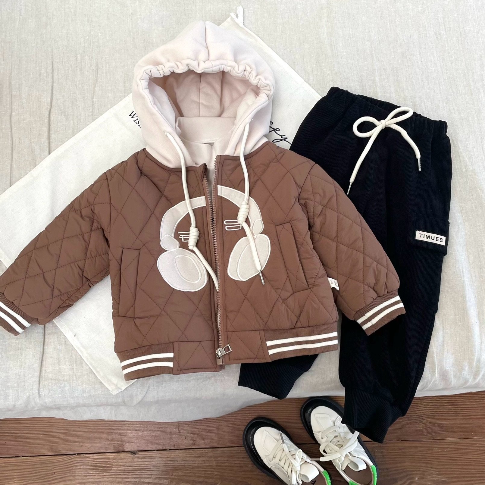 Autumn baby boys sets boys coat jacket long pants children wear 1-4 years old boy suit children clothing set