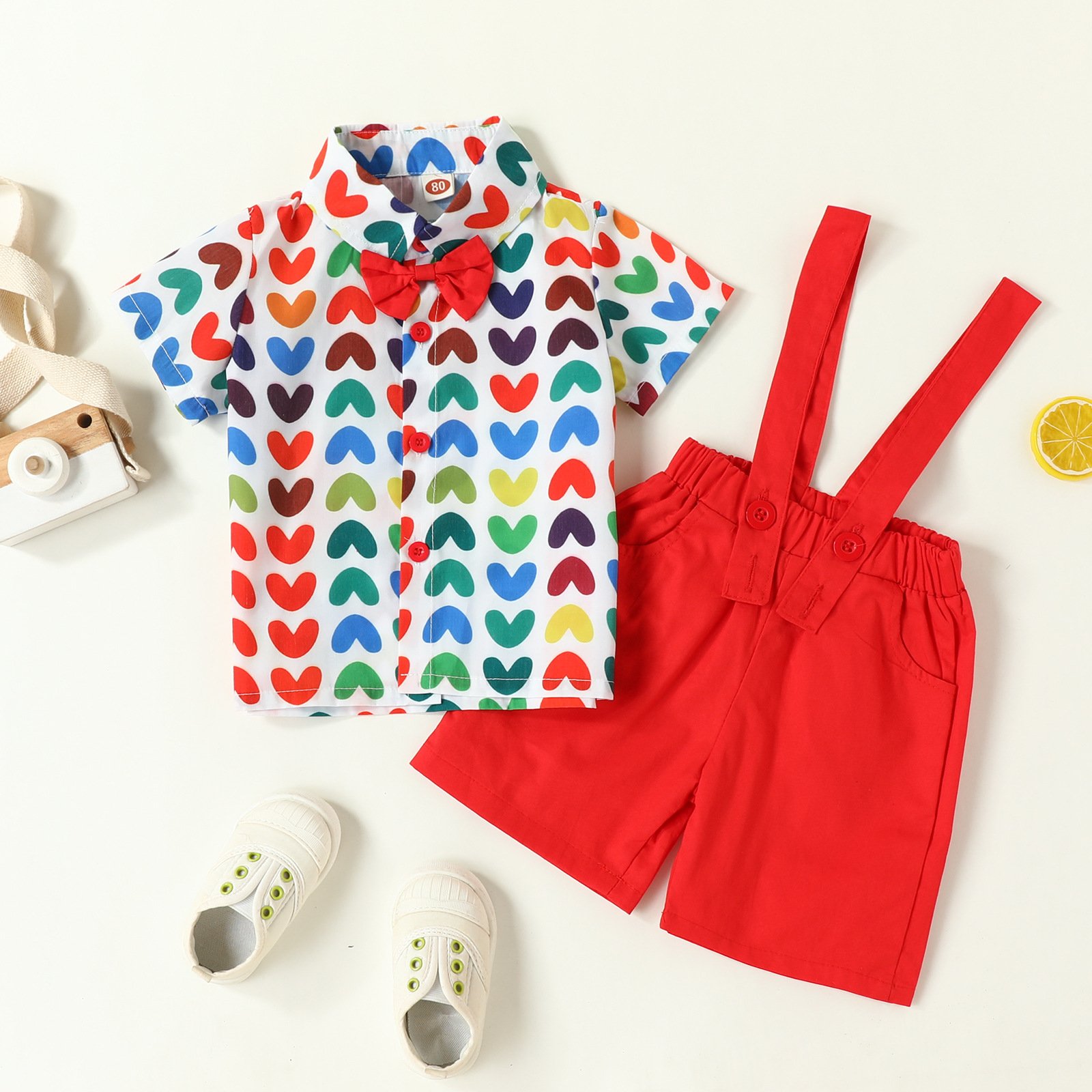 kids clothes wholesale boys clothing sets summer polo biker shorts and t-shirt sets boys clothing sets