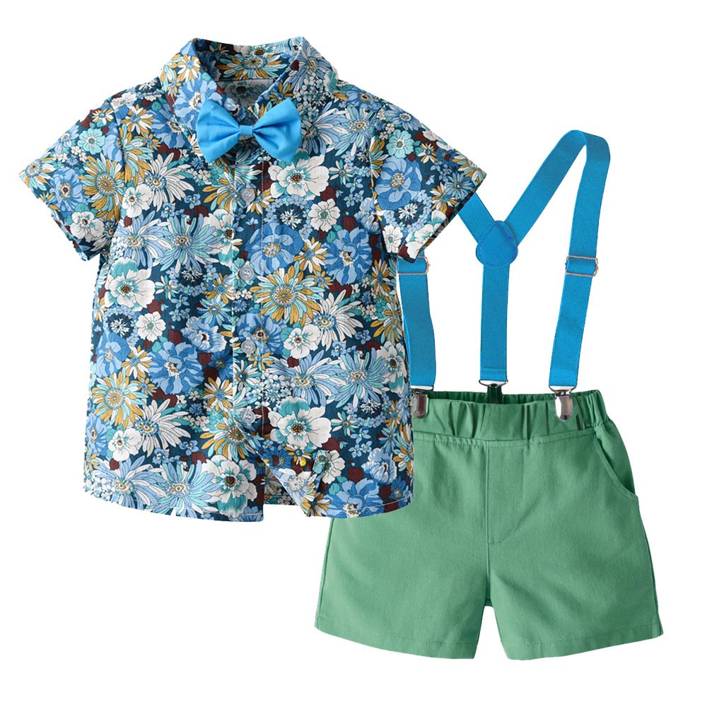 kids clothes wholesale boys clothing sets summer polo biker shorts and t-shirt sets boys clothing sets