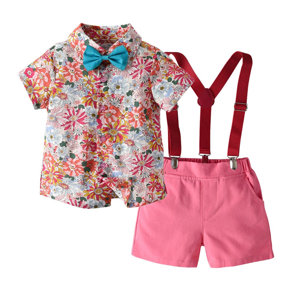 kids clothes wholesale boys clothing sets summer polo biker shorts and t-shirt sets boys clothing sets