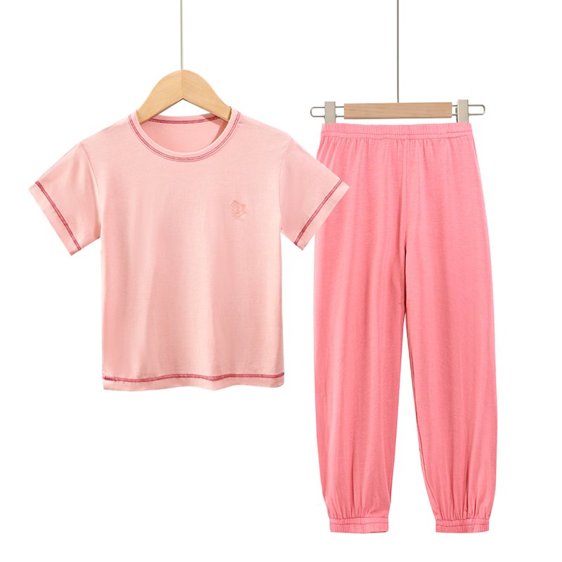 Summer Wholesale Children Kids Clothes Short Sleeve girl boy set