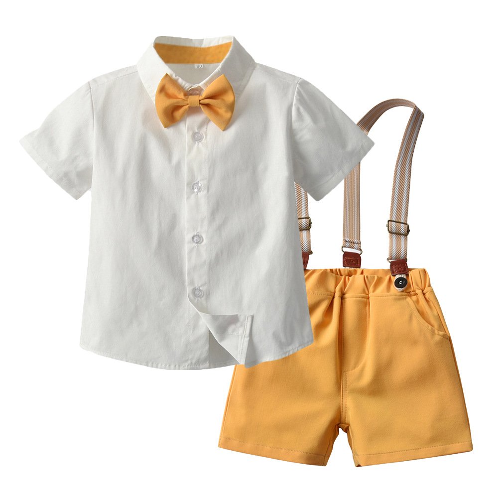 Factory Direct Summer Kids Outfits T Shirt Shorts Children Clothes For Boys 2 Pieces Clothing Set
