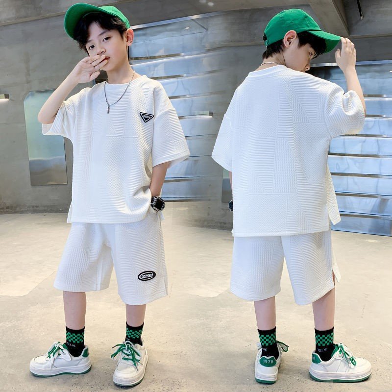 2023 Summer Fashion Children Wear 2pcs Teenagers Boys Clothing