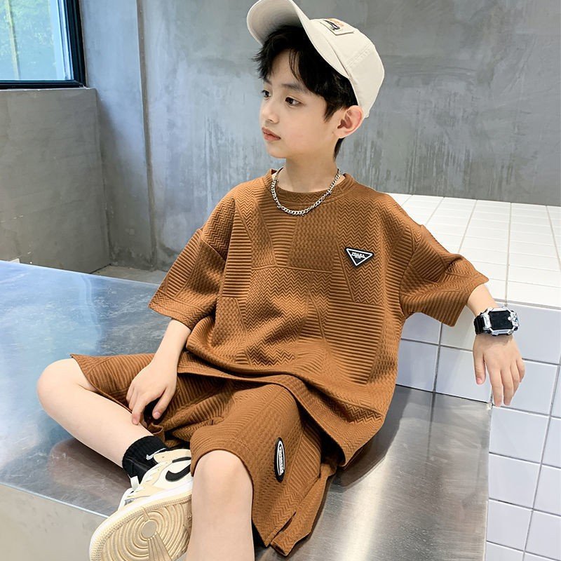 2023 Summer Fashion Children Wear 2pcs Teenagers Boys Clothing