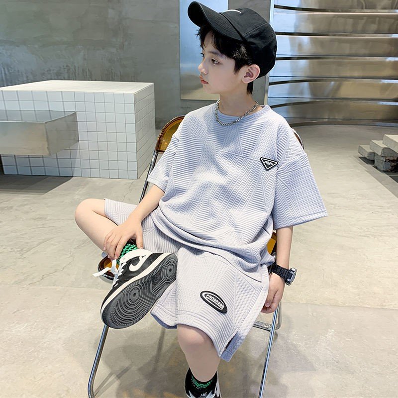 2023 Summer Fashion Children Wear 2pcs Teenagers Boys Clothing