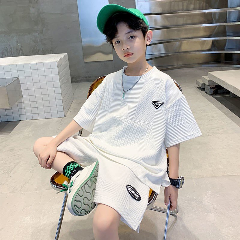2023 Summer Fashion Children Wear 2pcs Teenagers Boys Clothing