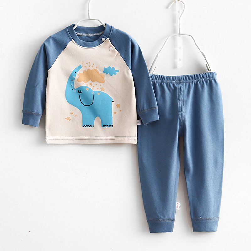 Children's pure cotton cartoon home service set