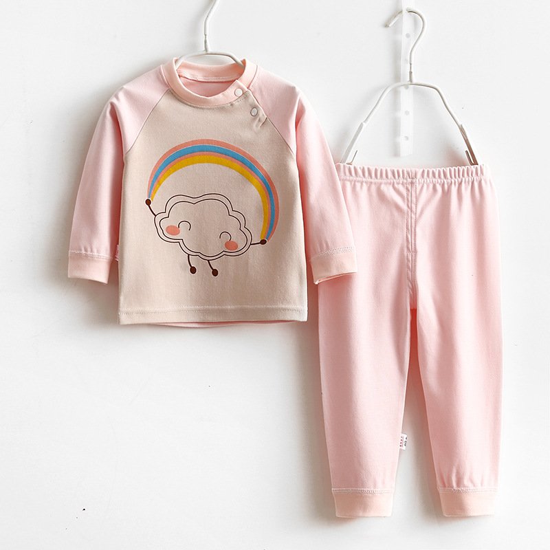 Children's pure cotton cartoon home service set