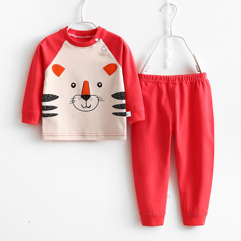 Children's pure cotton cartoon home service set
