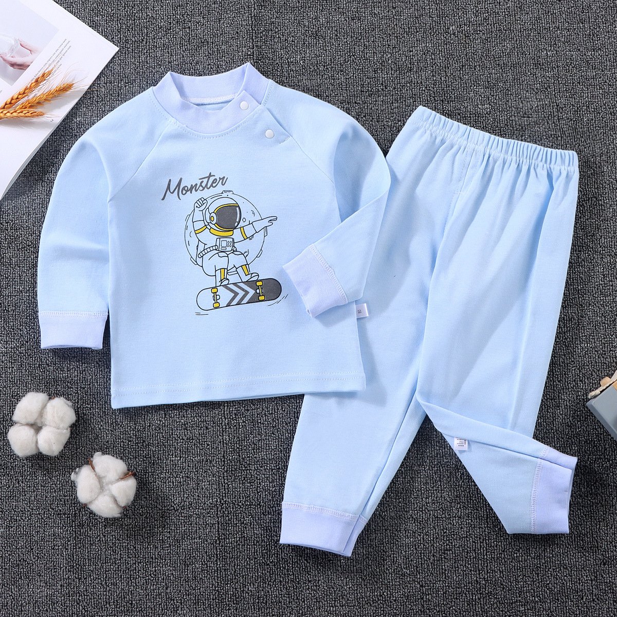 Children's pure cotton cartoon home service set