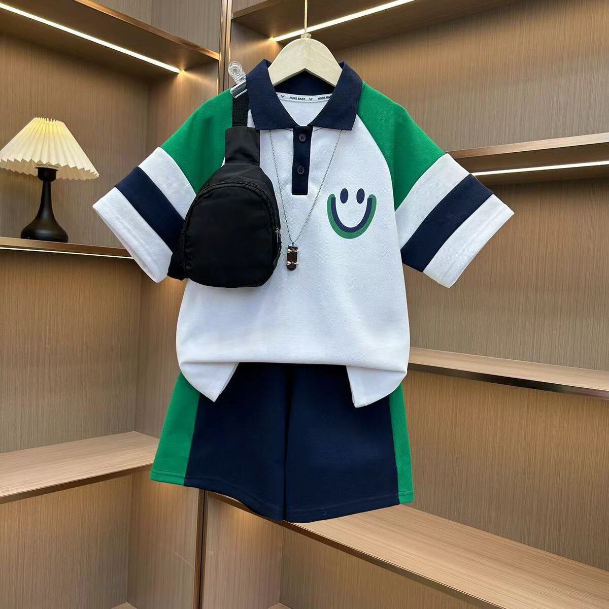 2024 Latest Fashion Summer Children Sports Suits 2pcs Casual Clothes Sets for Teenagers Boys