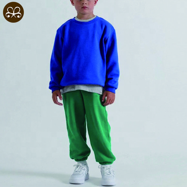 Custom children clothes custom kids sweatsuit joggers baby boy kids jogger clothing set