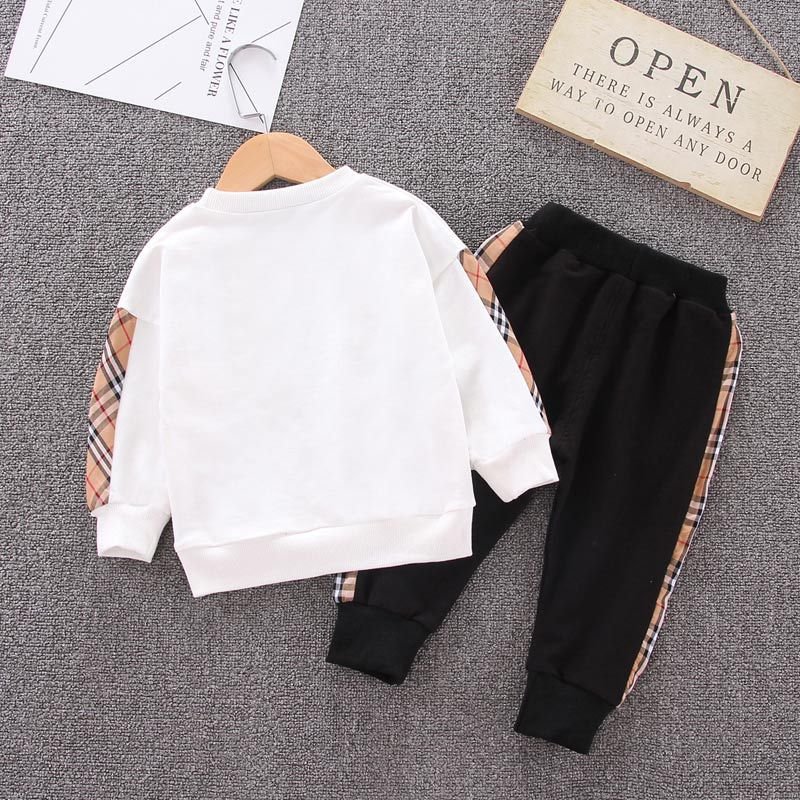 Hot New Boys Autumn Suit Children's Clothing Baby Out Clothes Boy Sports Two-Piece Set